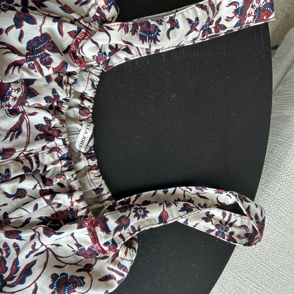 Ulla Johnson Floral Jumpsuit in Burgundy and White - Picture 7 of 13